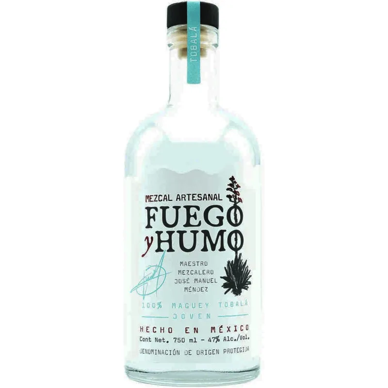 Fuego y Humo Mezcal Artesanal Maguey Tobala Joven view 1