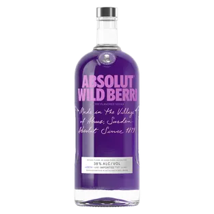 Absolut Berry Flavored Vodka Wild Berri