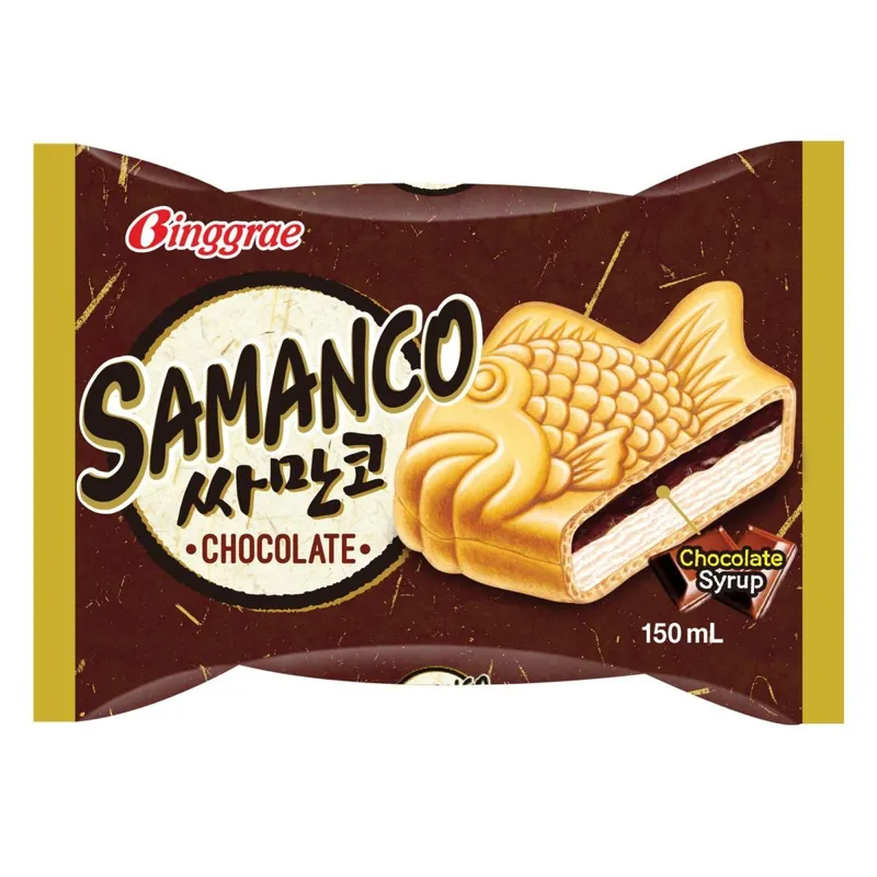 Binggrae Samanco Chocolate Ice Cream Sandwich view 1