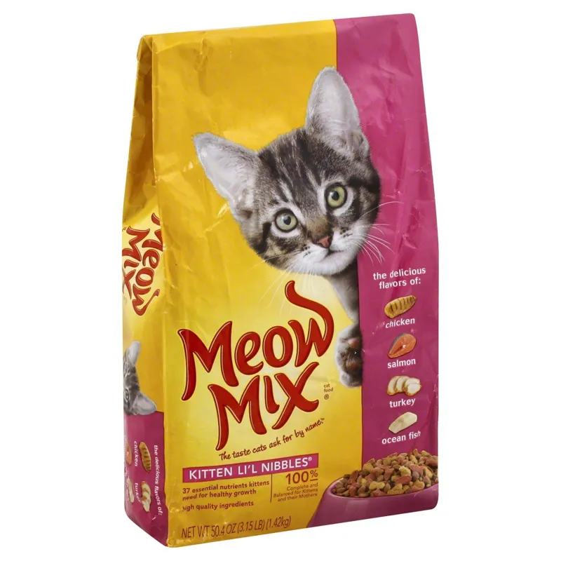 Meow Mix Kitten Li'l Nibbles Dry Cat Food view 1