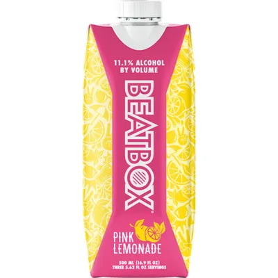 BeatBox Beverages Pink Lemonade 500mL Carton
