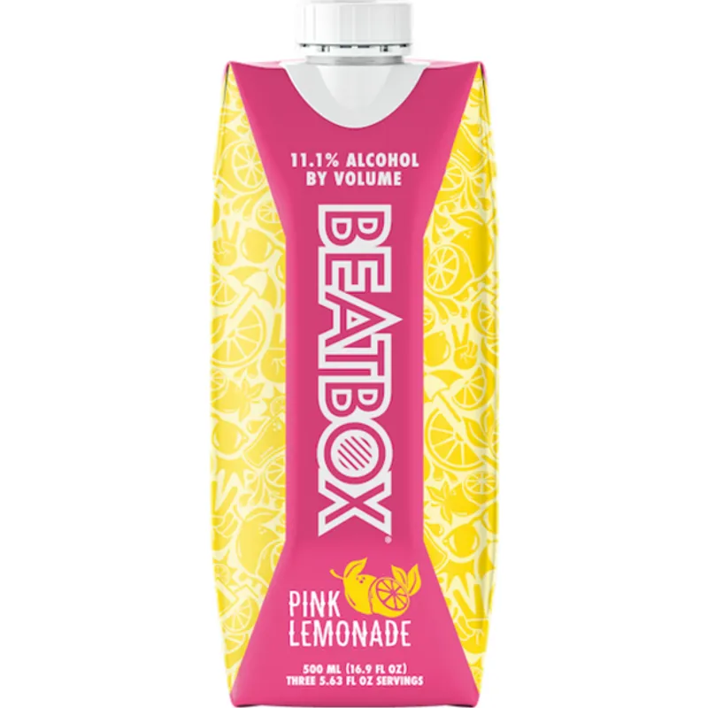 BeatBox Beverages Pink Lemonade Carton view 1