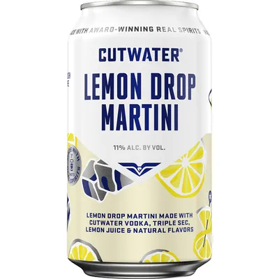 Cutwater Lemon Drop Martini 12 oz can