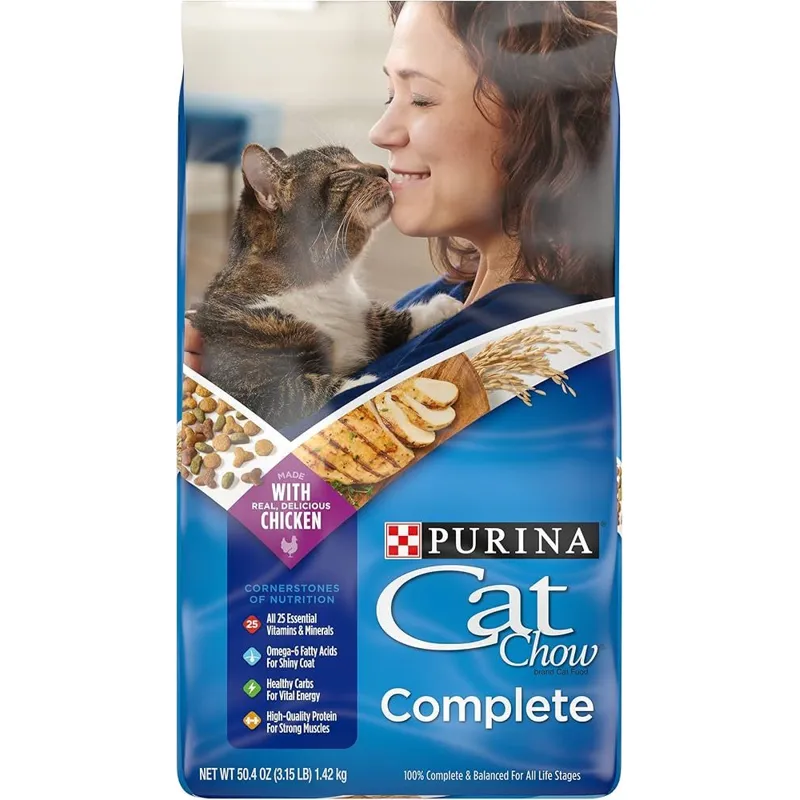 Purina Cat Chow Complete Cat Food Bag view 1