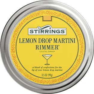 Stirrings Lemon Drop Rimmer Tin Canister