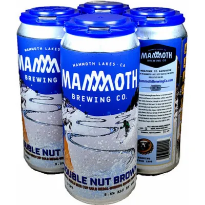 Mammoth Double Nut Brown Porter 4 Pack 16 oz Cans