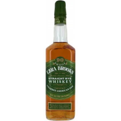 Ezra Brooks Straight Rye Whiskey 750mL