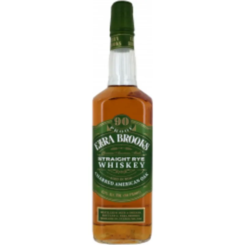 Ezra Brooks Straight Rye Whiskey view 1