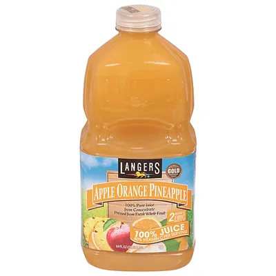 Langers Apple Orange Pineapple Juice 64 oz