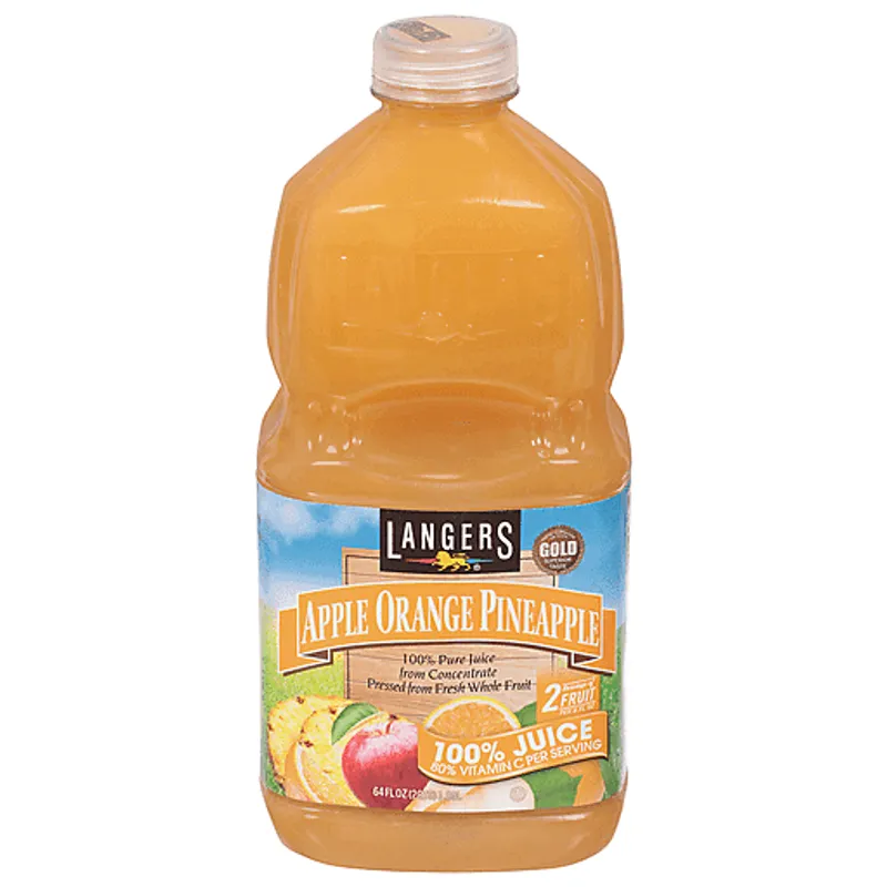 Langers Apple Orange Pineapple Juice view 1