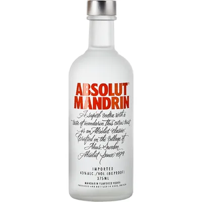 Absolut Country of Sweden Mandarin Vodka 375mL