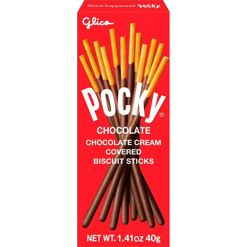 Pocky Chocolate Cream Covered Biscuit Sticks Carton view 1