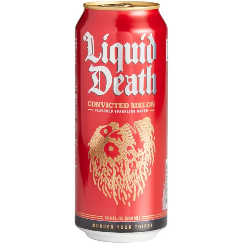 Liquid Death Convicted Melon Sparkling Water view 1