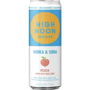 High Noon Peach Hard Seltzer