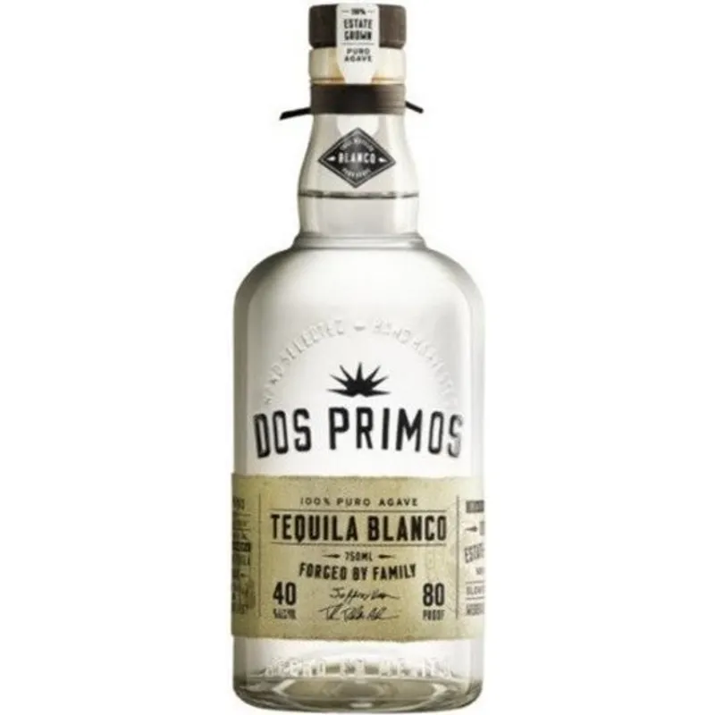 Dos Primos Blanco Tequila view 1