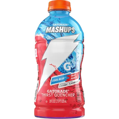 Gatorade Mashups Cool Blue Fruit Punch 28 oz Bottle