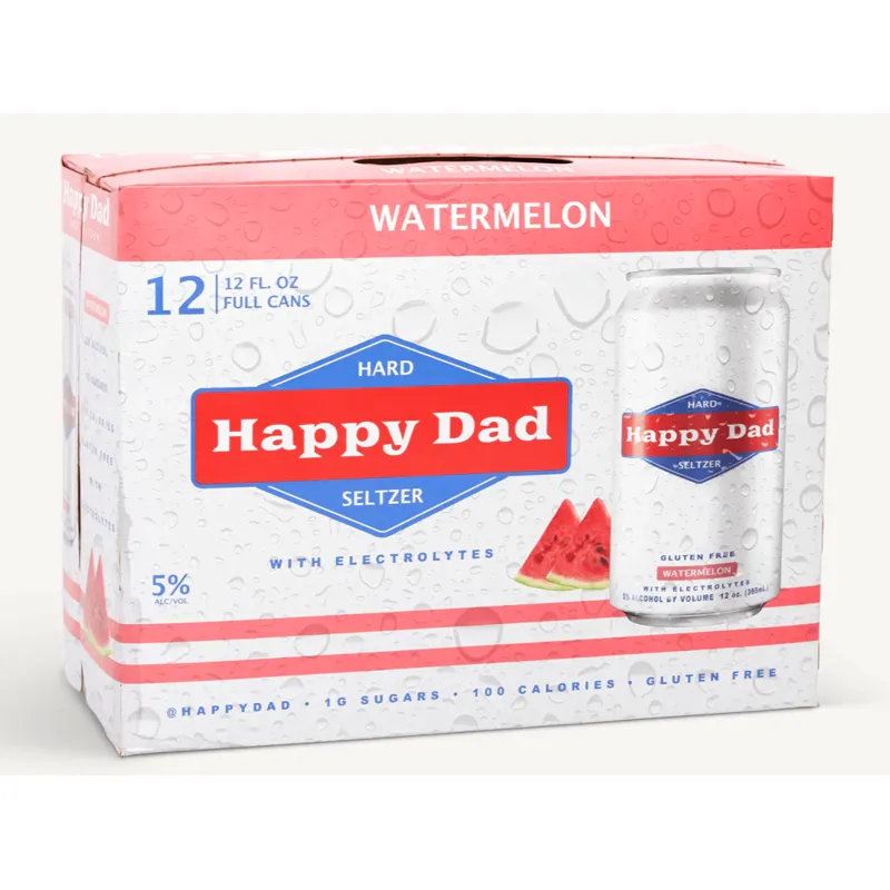 Happy Dad Hard Seltzer Watermelon view 1