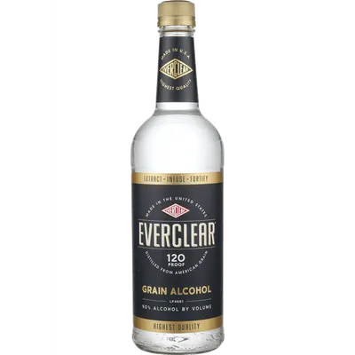 Everclear Grain Alcohol 120 1L Bottle