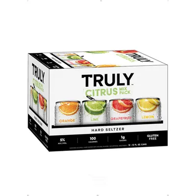 Truly Spiked & Sparkling Variety Pack 12 Pack 12 oz Aluminium Cans
