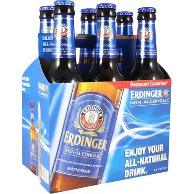 Erdinger Weissbier Non-Alcoholic 6x 12oz Bottles
