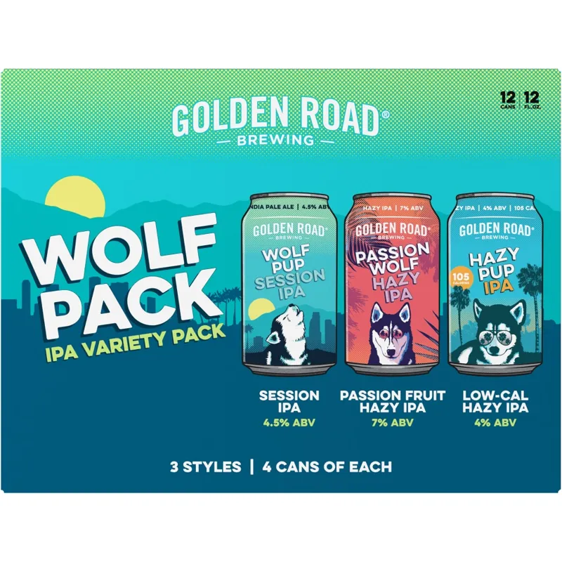 Golden Road Wolf Pack IPA Variety view 1