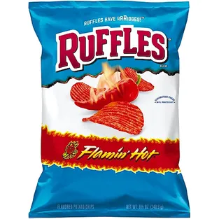 Ruffles Flaming Hot Potato Chips