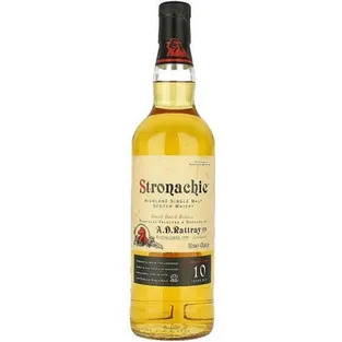 Stronachie Highland Single Malt Scotch Whisky Small Batch Release 10 Year A.d. Rattray