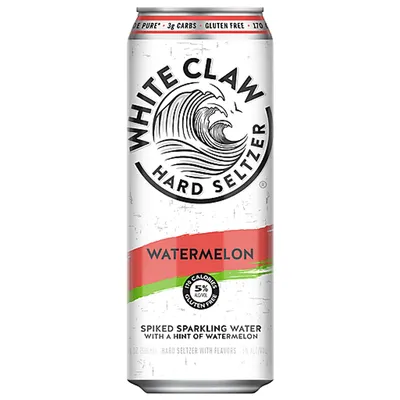 White Claw Watermelon Hard Seltzer 19.2 oz Can