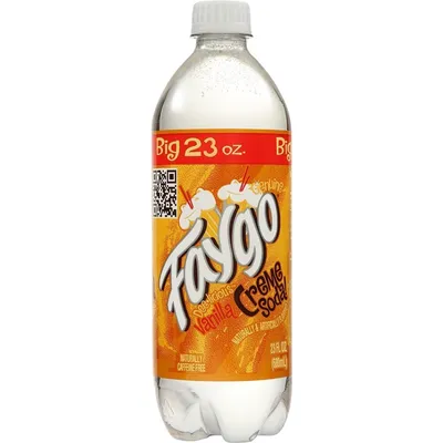 Faygo Creme Soda 23oz Plastic Bottle