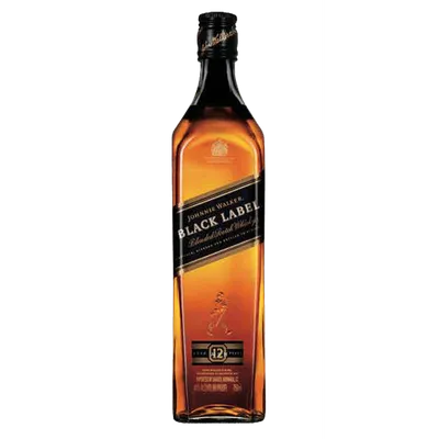 Johnnie Walker Black Label Blended Scotch Whisky Gift Set 1.75L