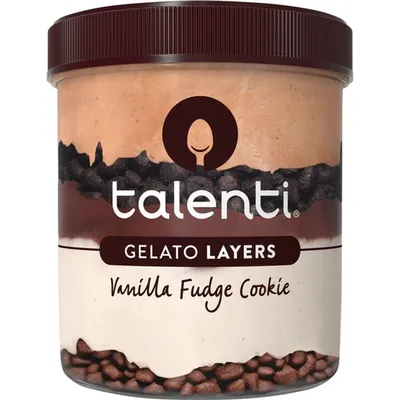 Talenti Vanilla Fudge Gelato Layers 10.7oz Container