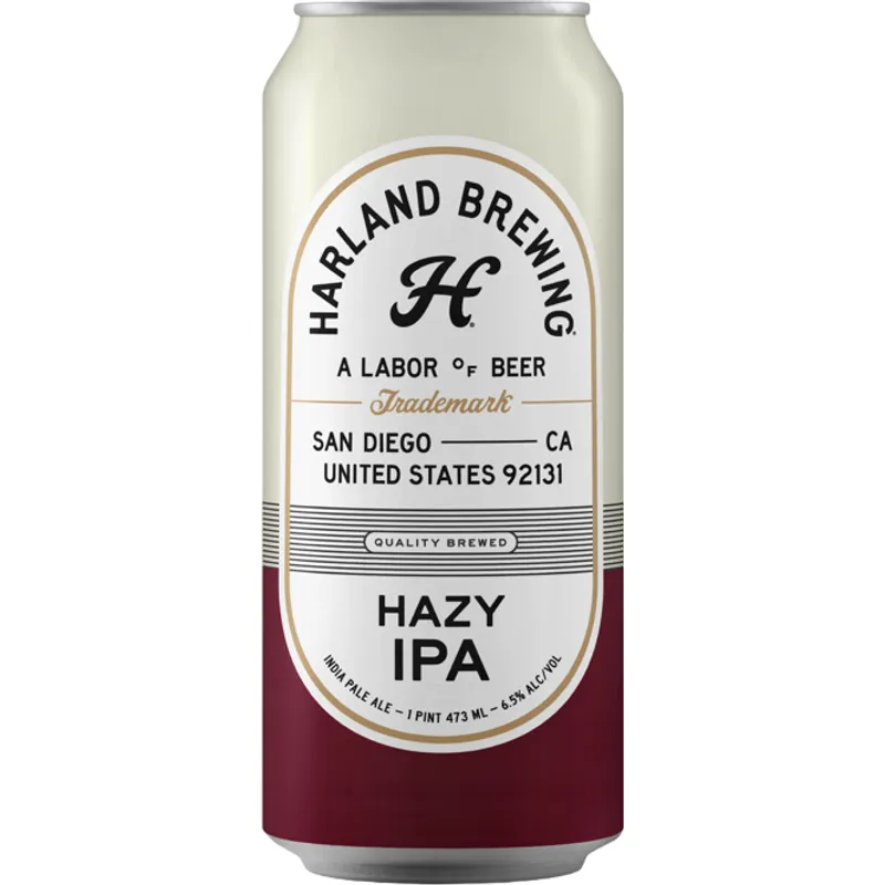 Harland Brewing Hazy IPA Beer view 1
