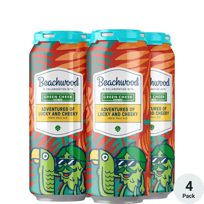 Beachwood Brewing Adventures of Lucky and Cheeky IPA view 1