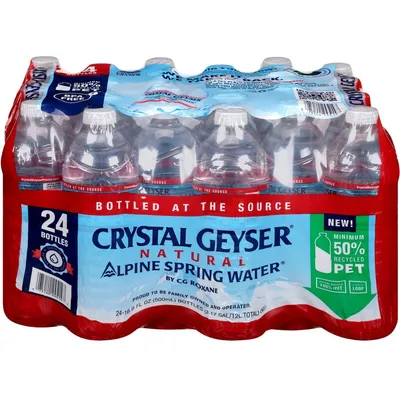 Crystal Geyser Spring Water 24 Pack 16.9oz