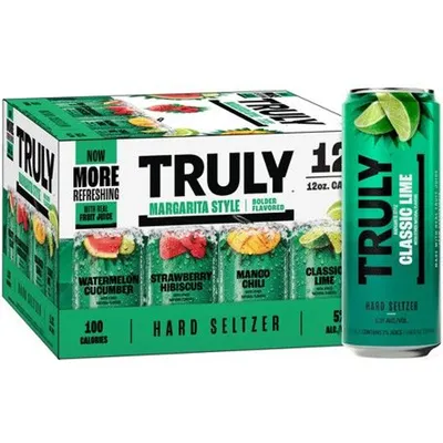 Truly Margarita Style Variety Pack Hard Seltzer 12 Pack 12oz Cans