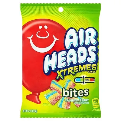 Airheads Xtremes Bites Rainbow Berry 6 oz Bag