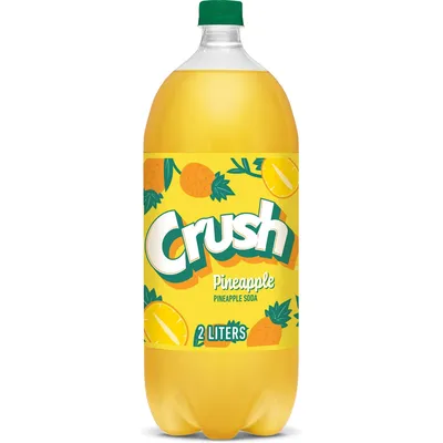 Crush Pineapple Soda 2 L bottle