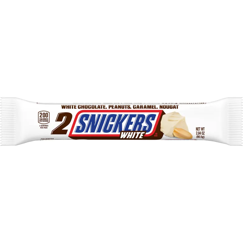 Snickers White Chocolate Candy Bar view 1