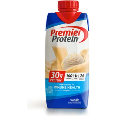 Premier Vanilla Protein Shake 11oz Carton