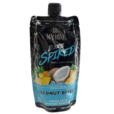 Big Machine Coconut Breeze Double Spiked 4 Pack 200 mL Pouches