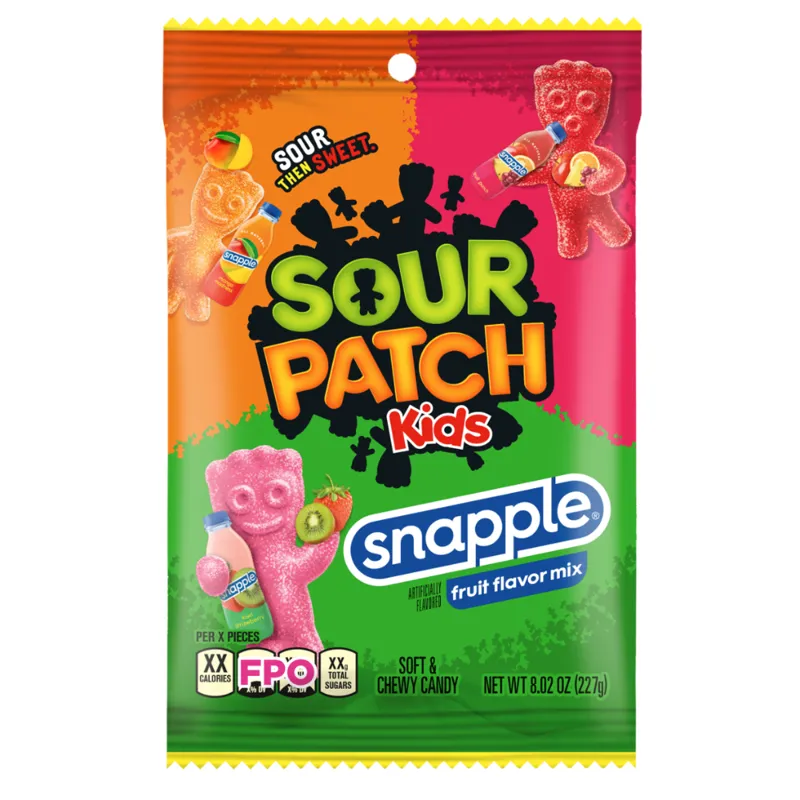 Sour Patch Kids Snapple Fruit Flavor Mix Bag view 1