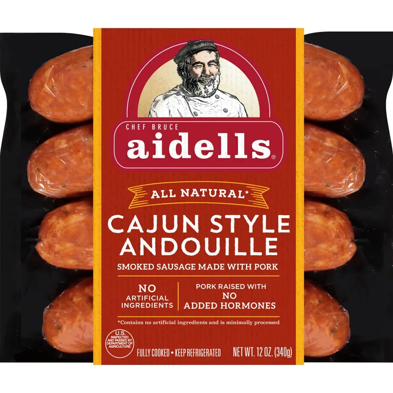 Aidells Cajun Style Andouille Smoked Pork Sausage view 1