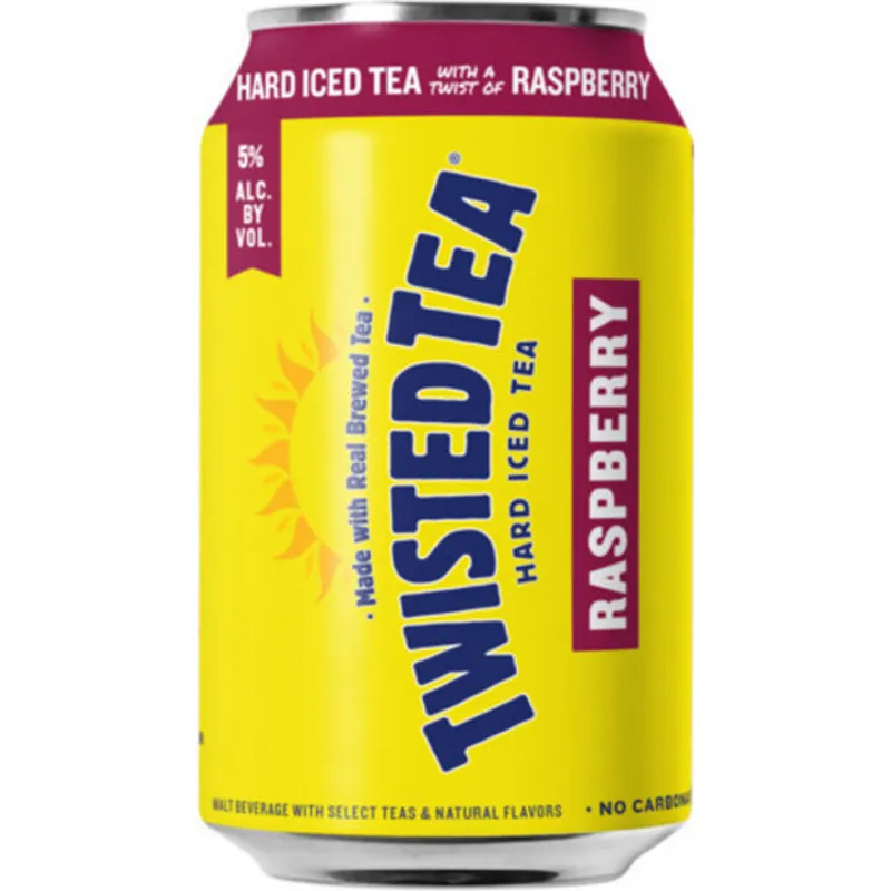 Twisted Tea Hard Iced Tea Raspberry view 1