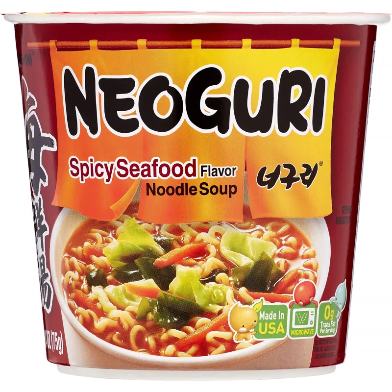Nongshim Neoguri Spicy Seafood Flavor Noodle Soup view 1