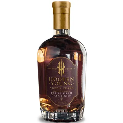 Hooten Young 6 Year Petite Sirah Cask Finished American Whiskey 750ml