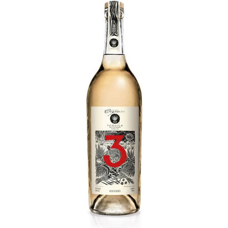 123 Organic Añejo Tequila (Tres) view 1