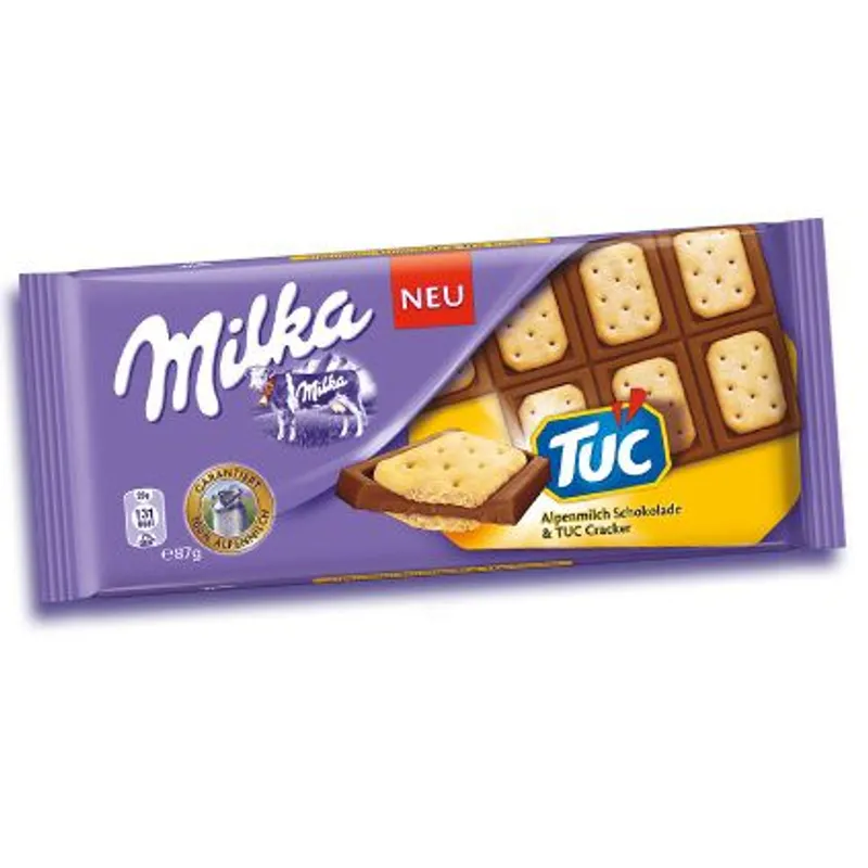 Milka TUC Chocolate Bar view 1