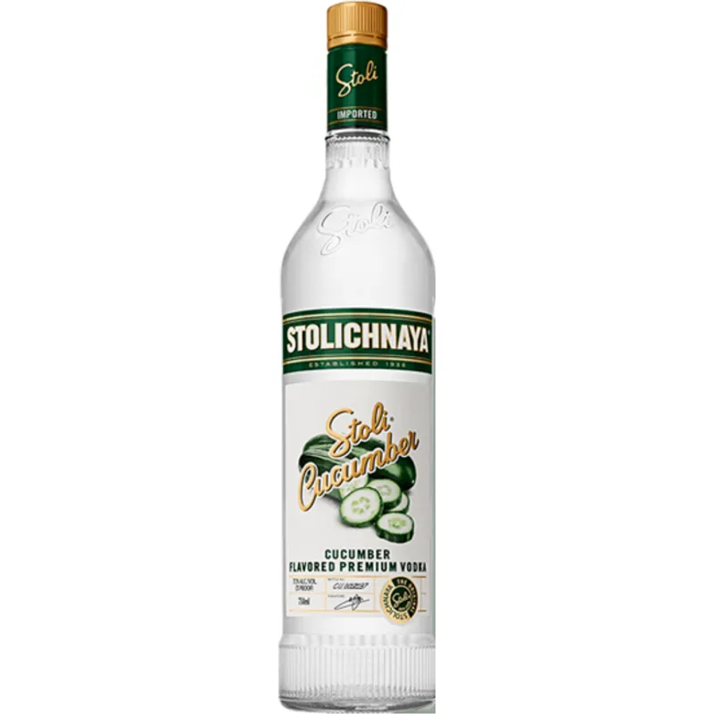 Stolichnaya Stoli Cucumber Vodka view 1