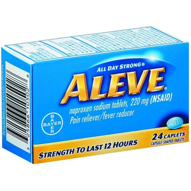 Aleve Naproxen Sodium Pain Reliever Caplets view 1