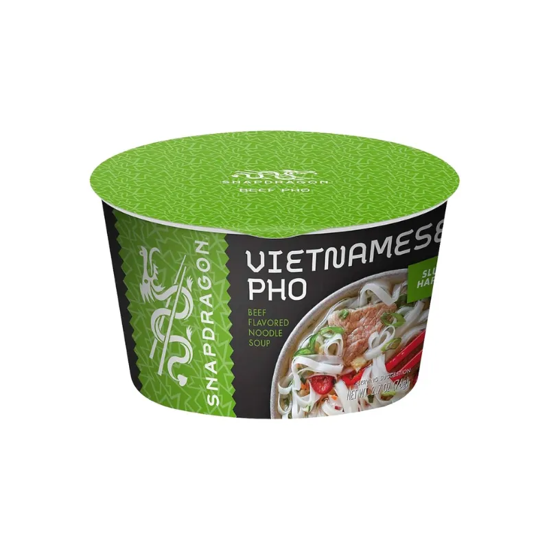 Snapdragon Vietnamese Pho Beef Flavored Noodle Soup Bowl view 1